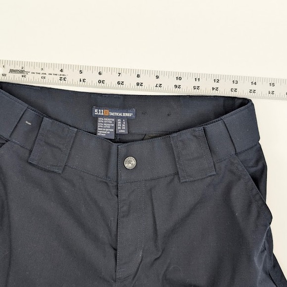 5.11 Tactical Series TDU Pants Womens Size 4 Blue Ripstop Cargo Utility Military - Picture 4 of 9